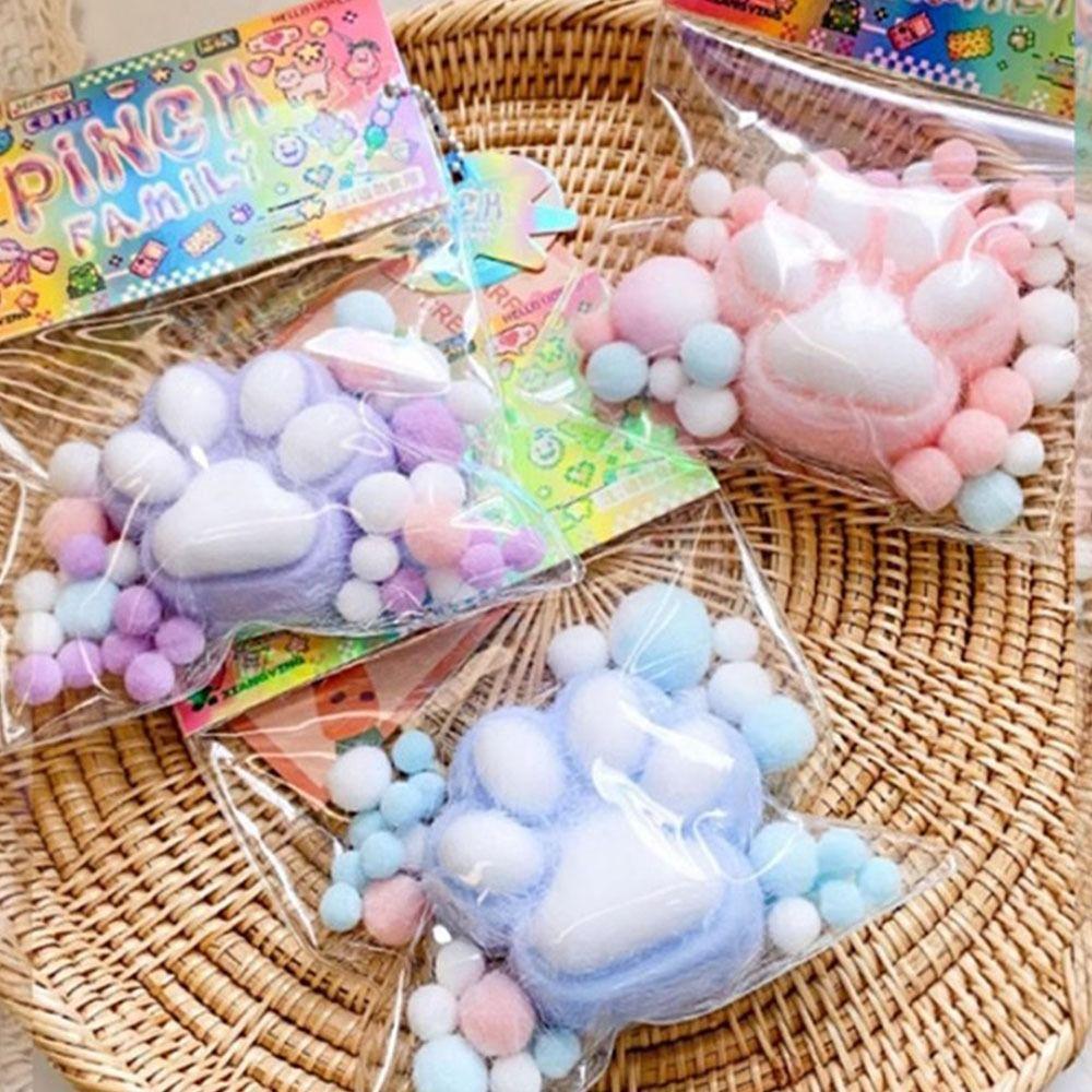 Сжимаемая игрушка Сжимаемая кошачья лапка Игрушки Мягкие расслабляющие игрушки Забавный подарок Игрушка для сжатия и расслабления