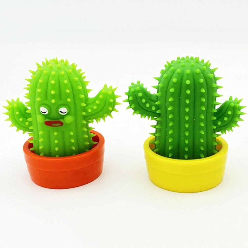 TPR Кактус Сжимаемая Игрушка Моделирование Lotso Fidget Toys Забавная Растение Сжимаемая Игрушка Для Взрослых style A