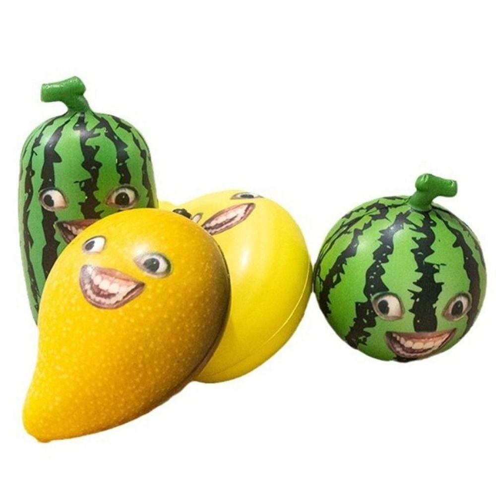 Арбуз Фрукт Сжимаемая Игрушка Медленный Отскок Имитация Фруктовой Игрушка Сжимаемая Игрушка Украшения Для Дома long watermelon
